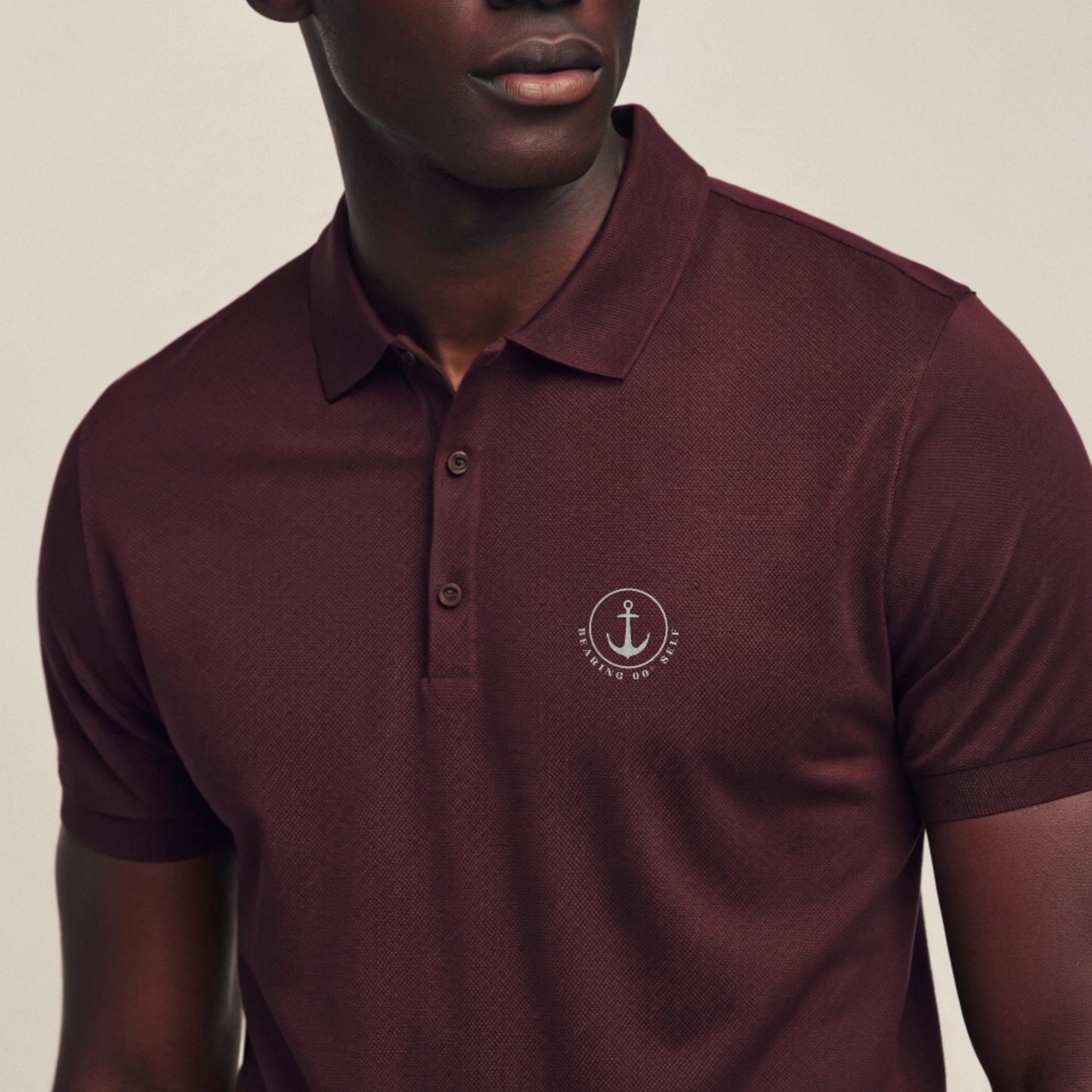 Bearing 00° Self Polo T-Shirt – Classic Cotton Airtex Polo