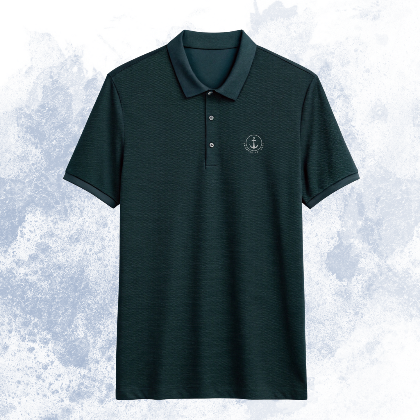 Bearing 00° Self Polo T-Shirt – Classic Cotton Airtex Polo