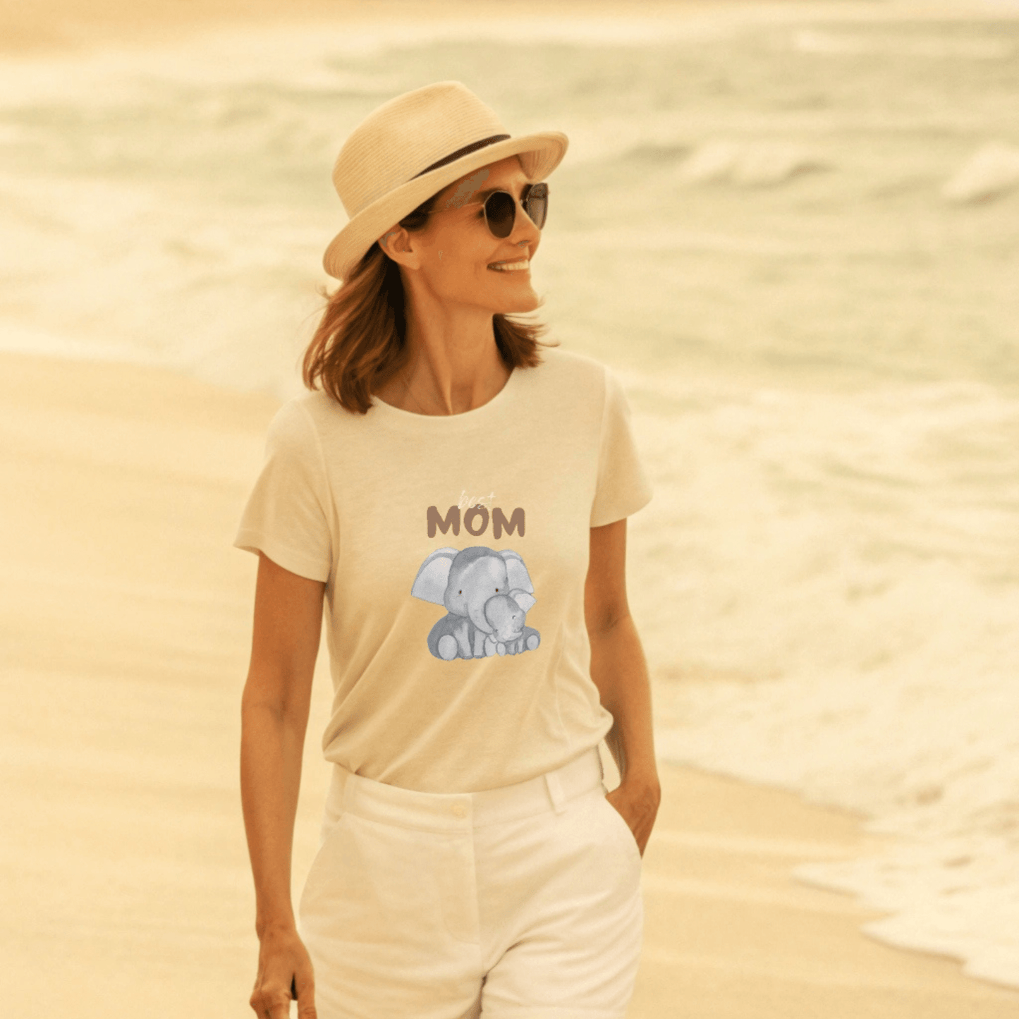 Best Mom Supima Cotton T-Shirt – Women’s Motherhood Graphic Tee