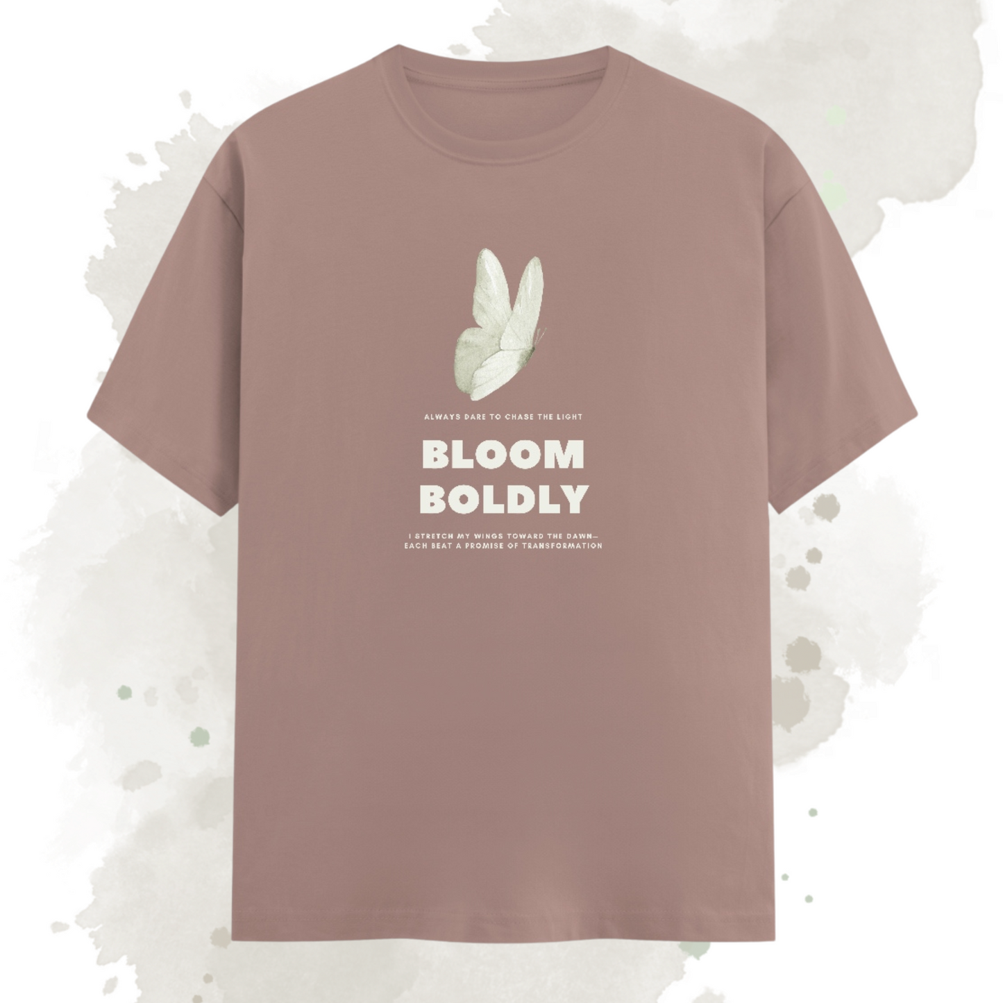Bloom Boldly Women’s T-Shirt – Butterfly Graphic Tee