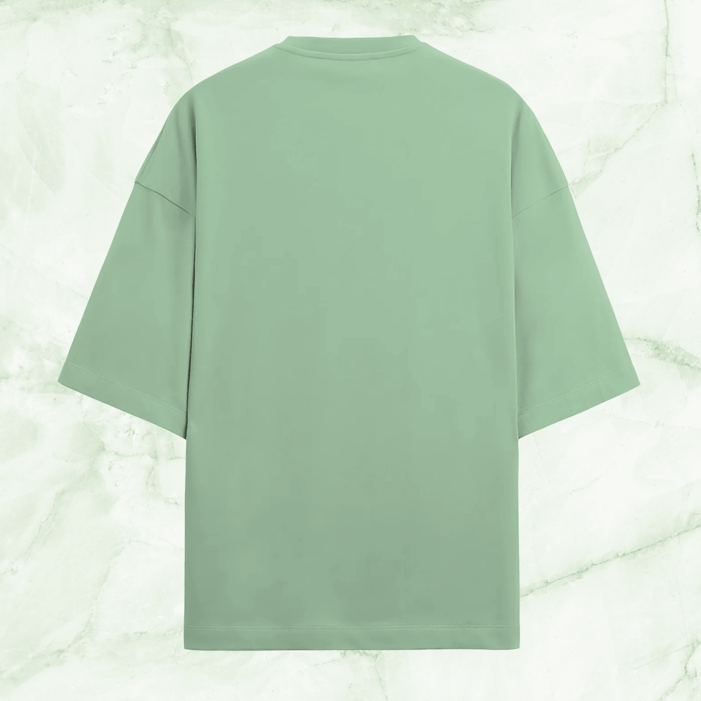 Eat Sleep No Overthinking Repeat – Oversized Cotton Terry T-Shirt