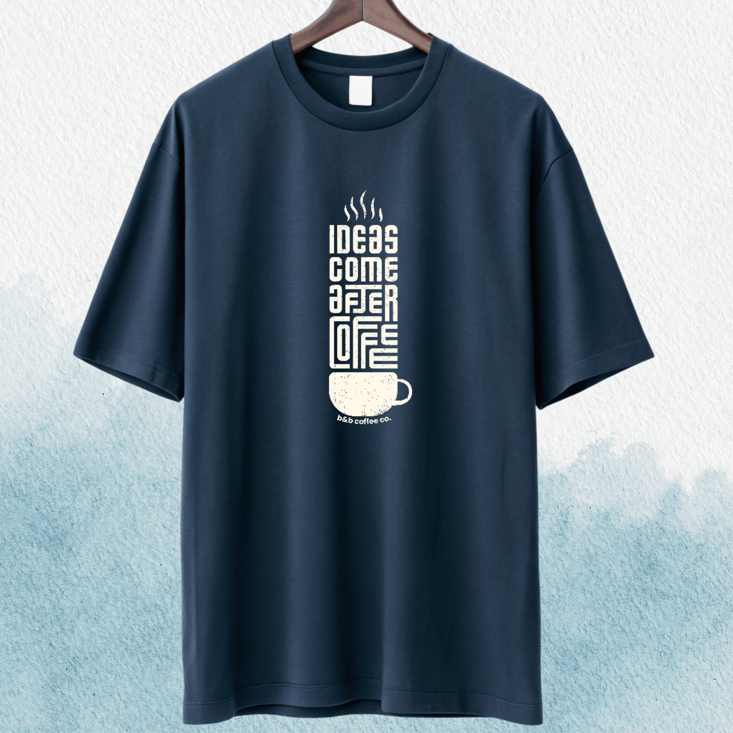 Ideas After Coffee – Oversized 100% Cotton T-Shirt