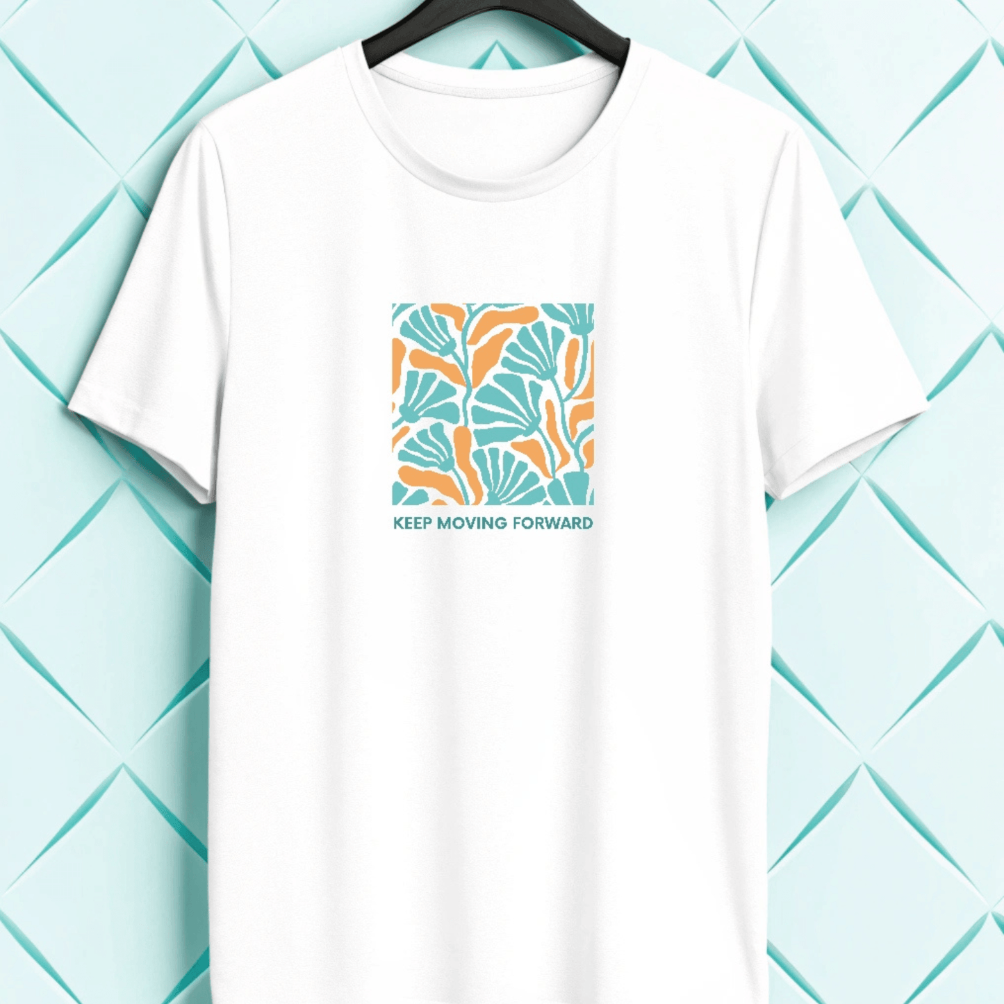 Keep Moving Forward Supima Cotton T-Shirt – Women’s Motivational Tee