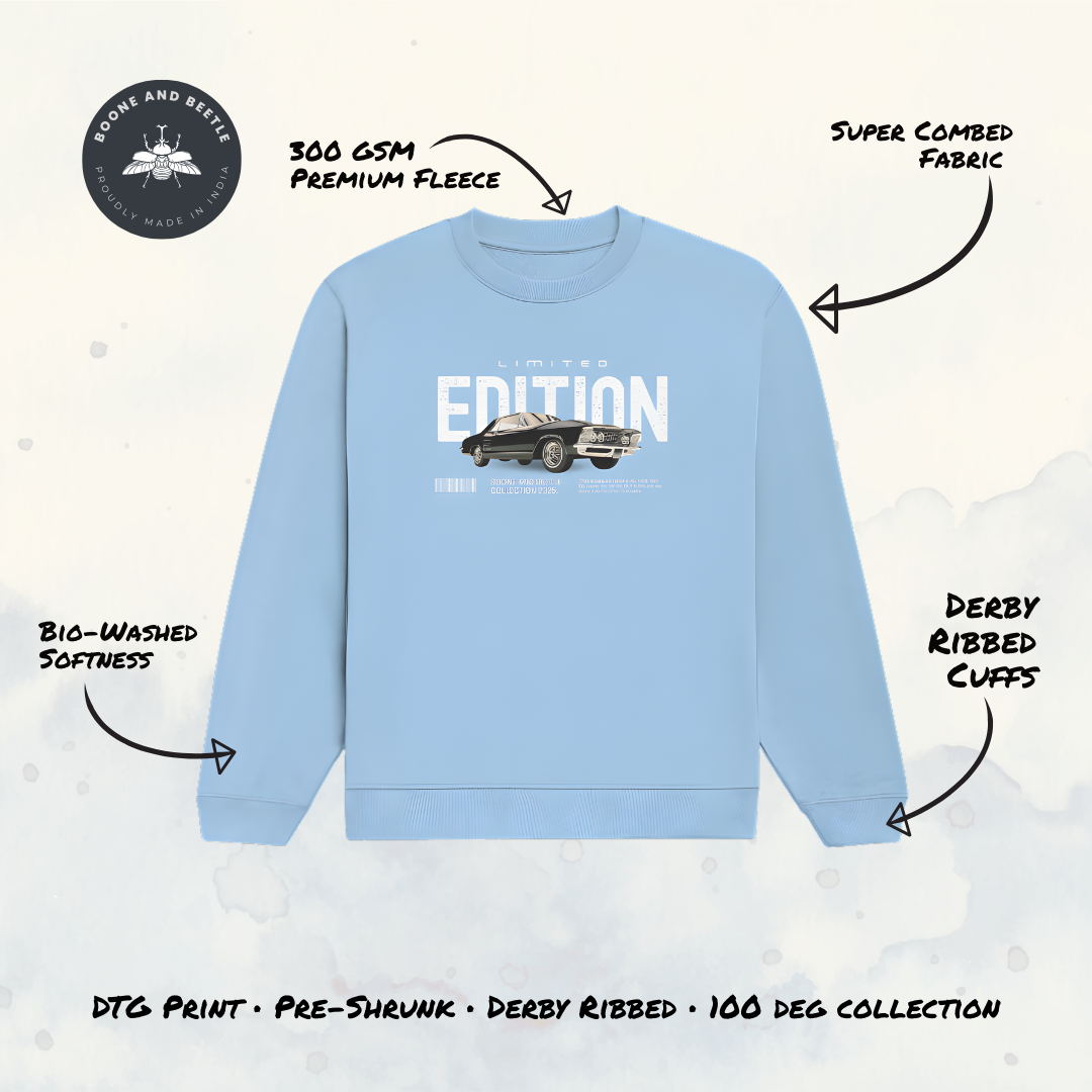 Limited Edition Sweatshirt – Vintage Car Classic Style
