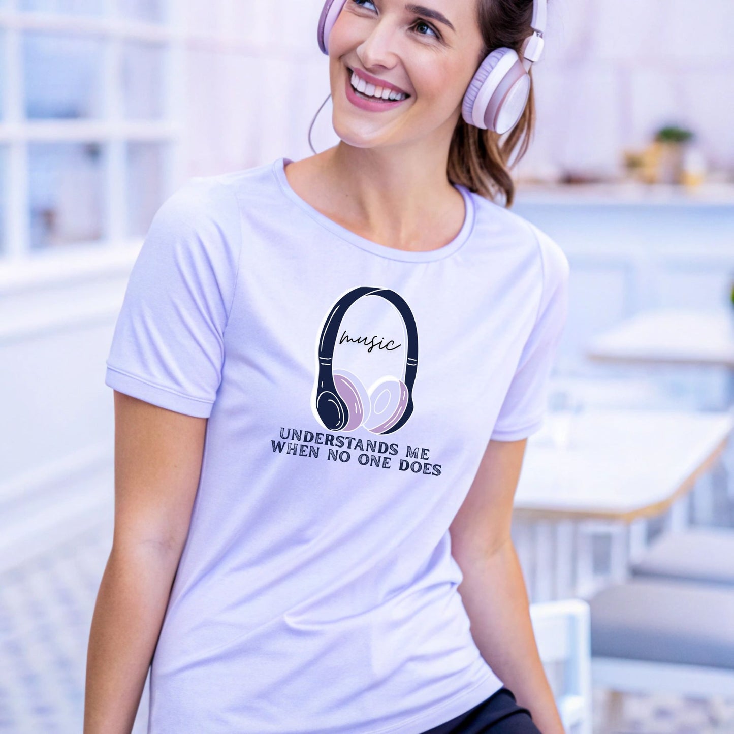 Music Understands Me T-Shirt – Classic Fit for Women