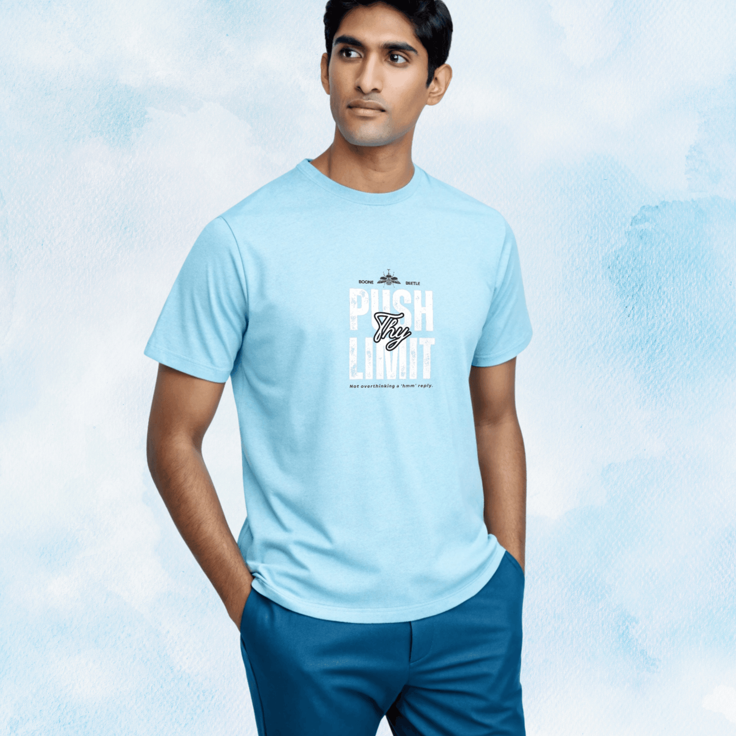 Push Thy Limit Cotton T-Shirt – Witty Graphic Tee