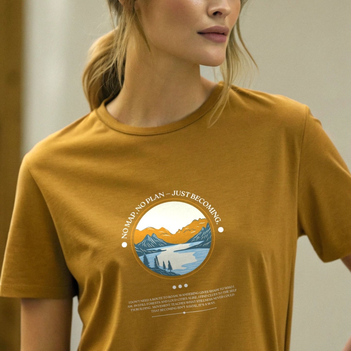 Unisex Wander Far Journey Graphic Tee – Lightweight Cotton Travel Shirt