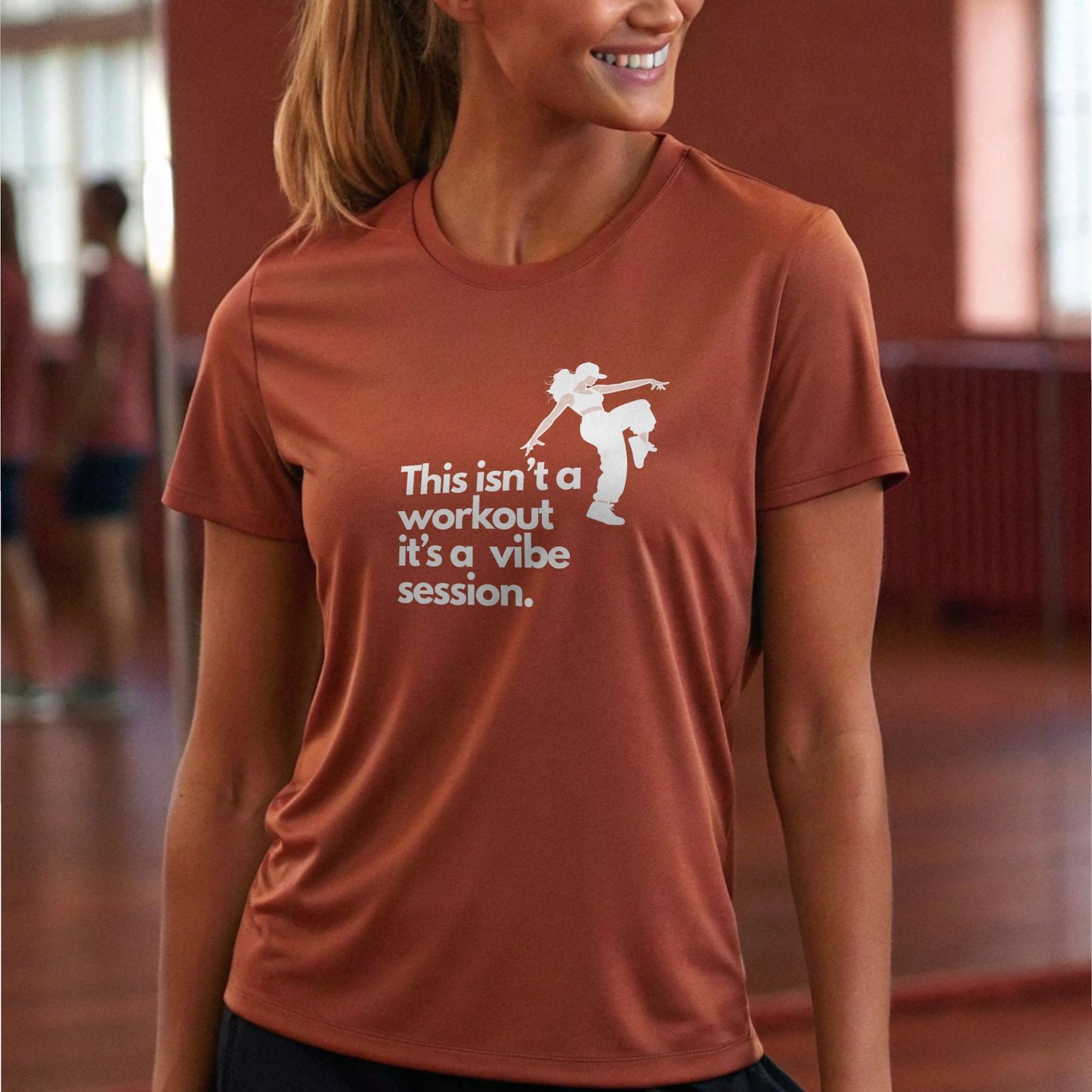 Vibe Session Graphic Tee – Dance Mood T-Shirt for Women