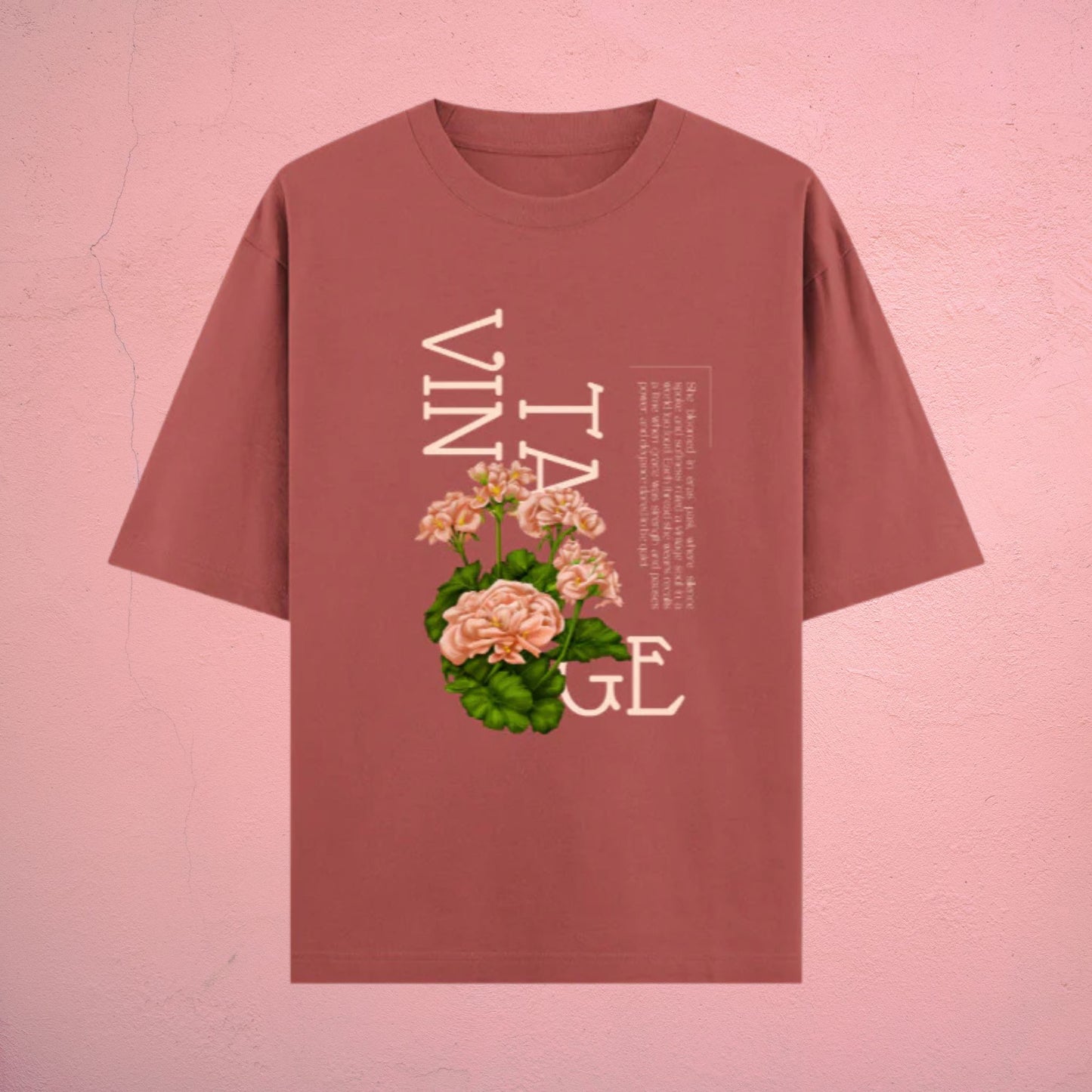 Women’s Oversized Cotton T-Shirt Combo Pack of 2 – I Read to Remember & Vintage Bloom | Festive Fashion Bundle