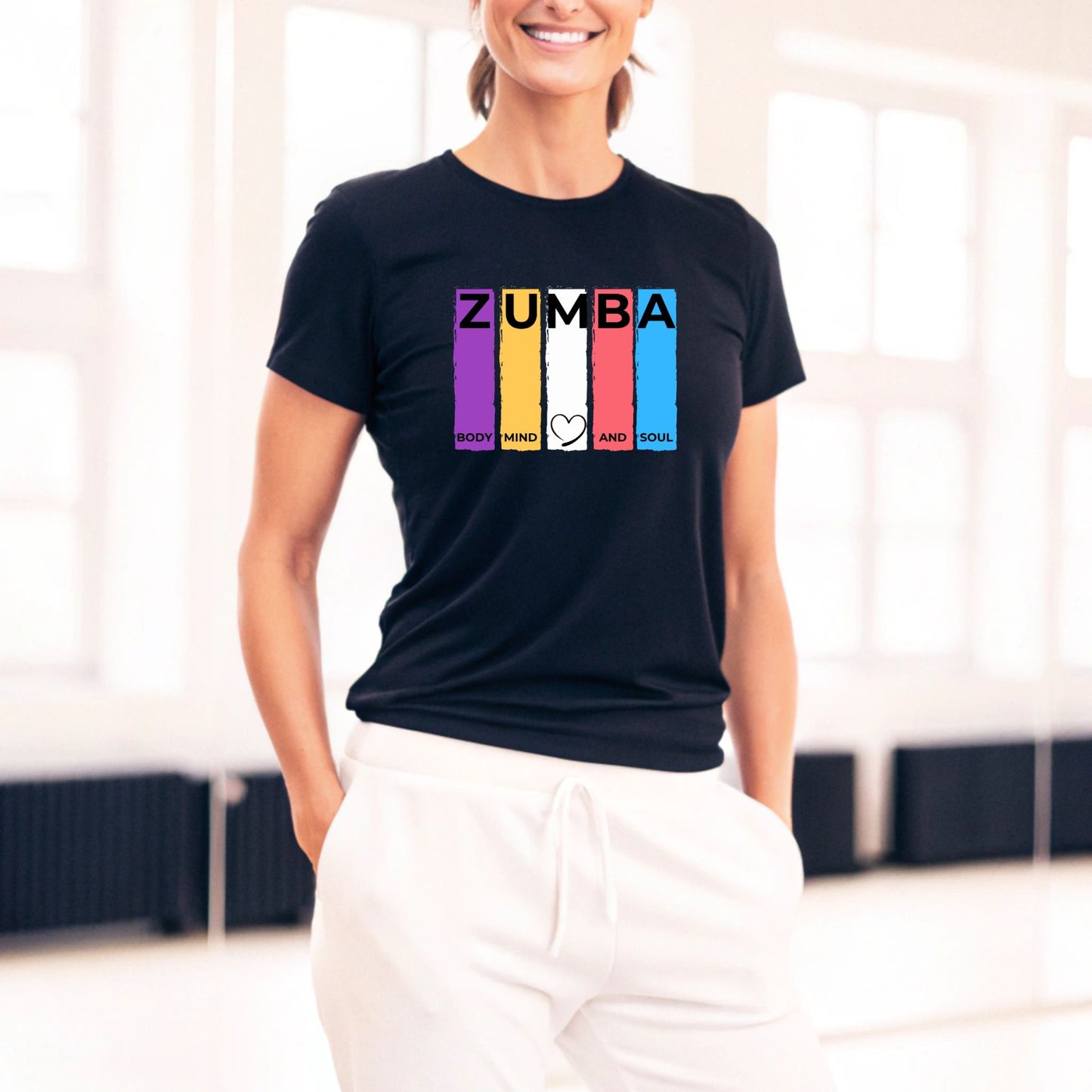 Zumba Body Mind Soul T-Shirt – Women’s Regular Fit Tee | 3XL