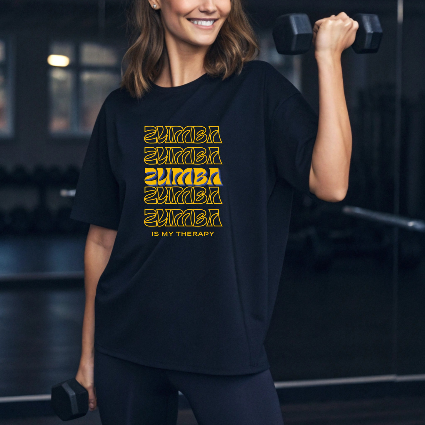 Zumba Therapy Oversized T-Shirt – Dance Mood On