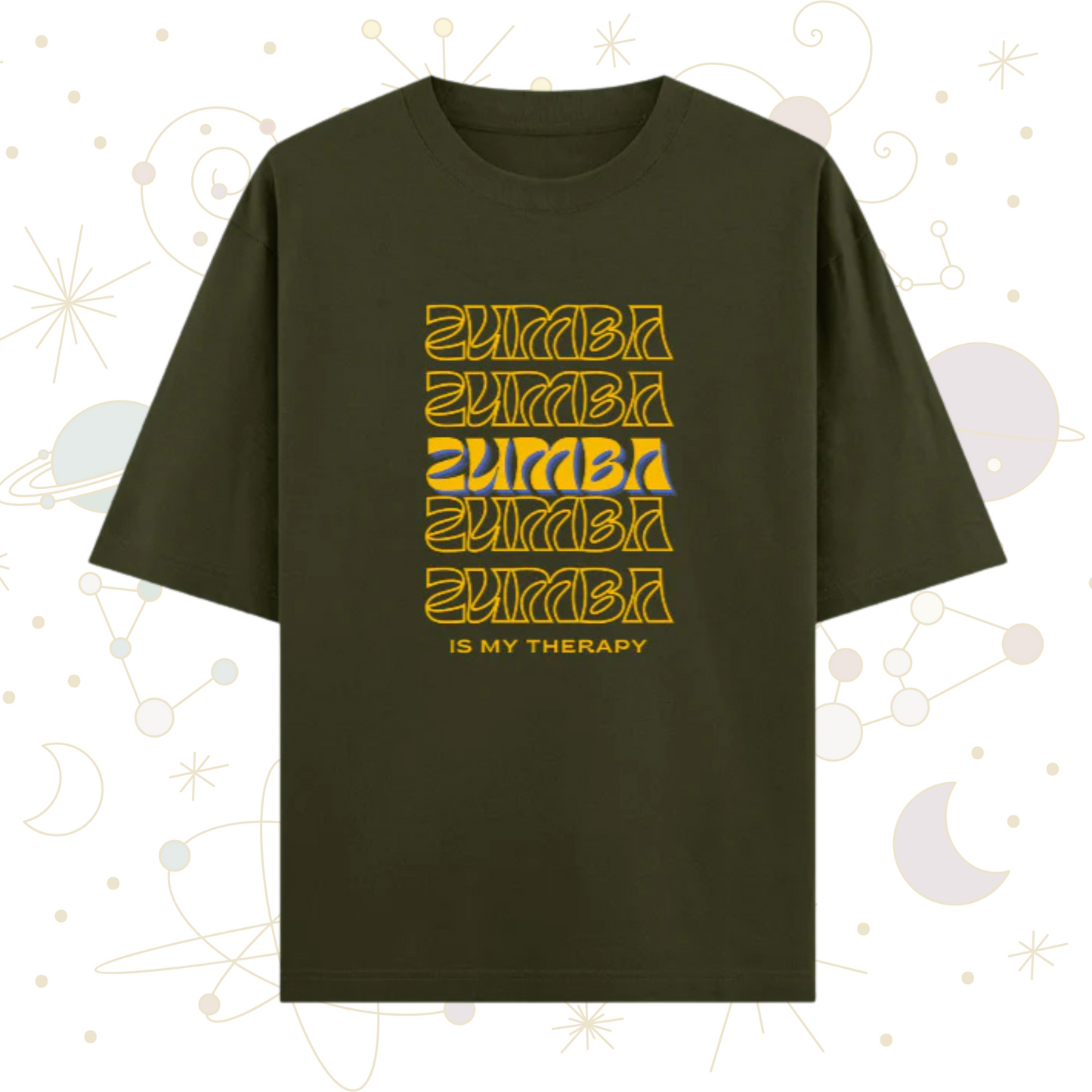 Zumba Therapy Oversized T-Shirt – Dance Mood On