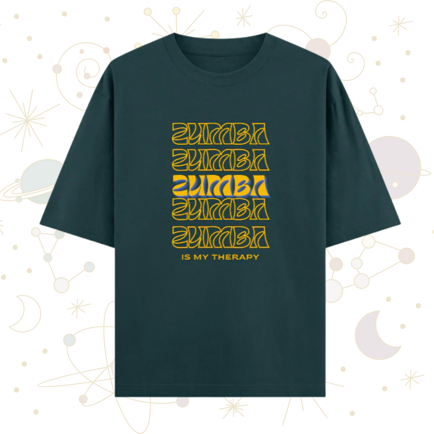 Zumba Therapy Oversized T-Shirt – Dance Mood On