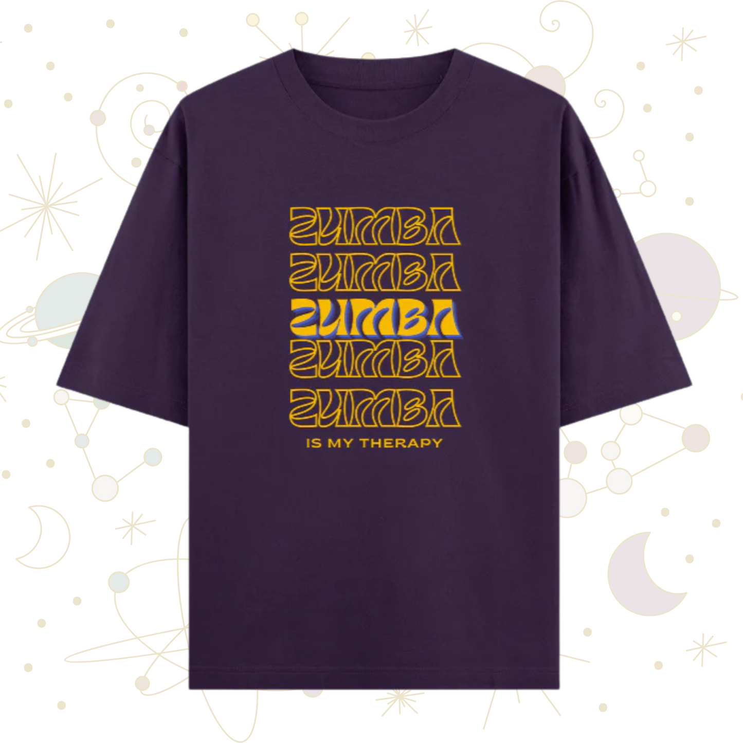 Zumba Therapy Oversized T-Shirt – Dance Mood On