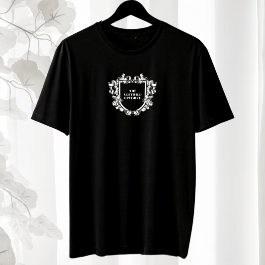 Certified Optimist Cotton T-Shirt – Black Edition