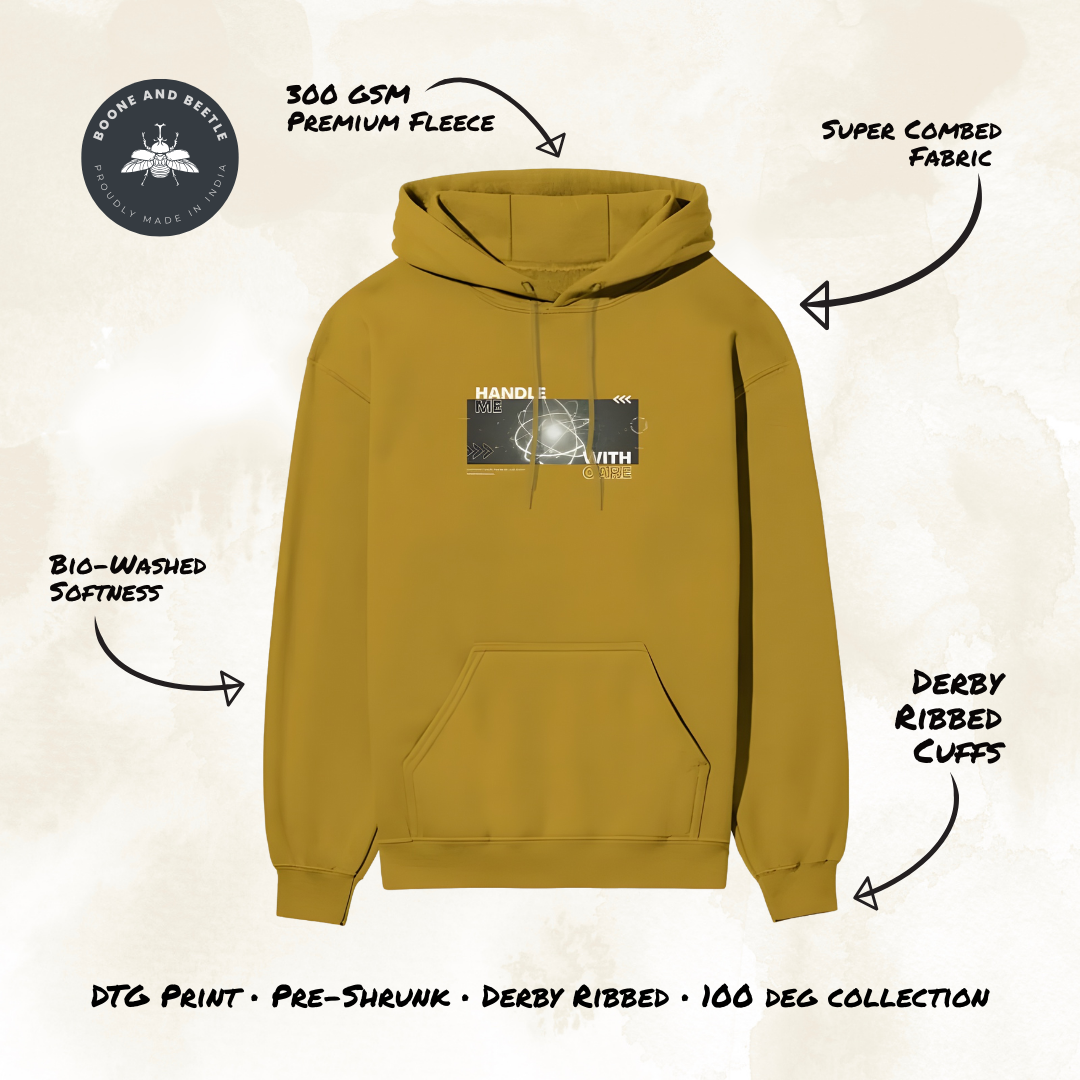 Handle Me With Care Hoodie | Bold Attitude Statement