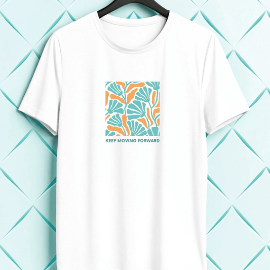 Keep Moving Forward Supima Cotton T-Shirt – Women’s Motivational Tee