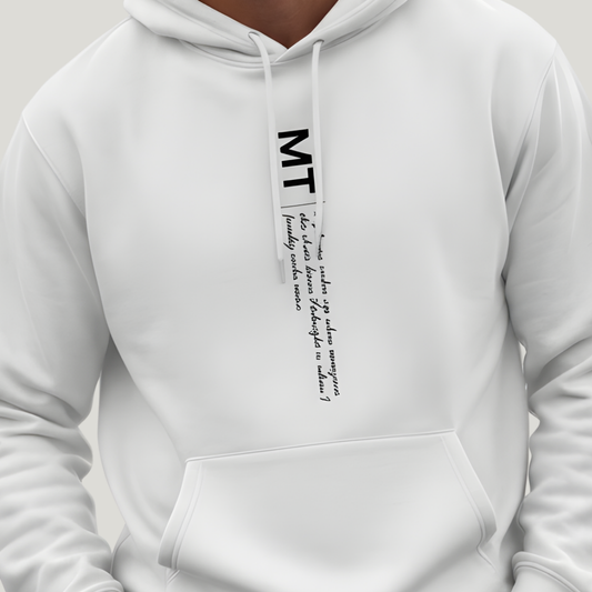 Midnight Thinker Oversized Hoodie – Heavyweight Unisex