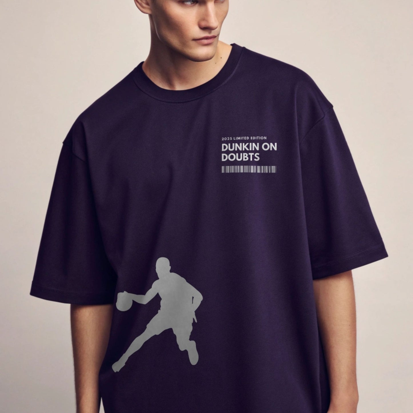 Oversized Basketball T-Shirt – Dunkin on Doubts