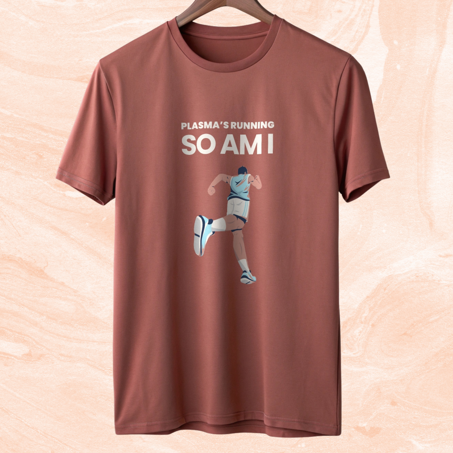 Plasma’s Running T-Shirt – Lightweight 100% Cotton Tee