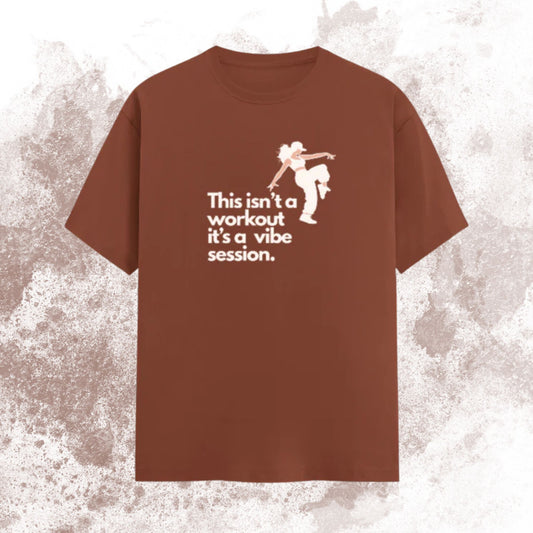 Vibe Session Graphic Tee – Dance Mood T-Shirt for Women