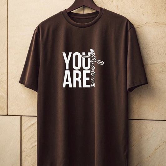 You Are Enough Graphic T-Shirt – Classic Fit for Women