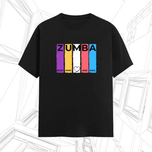Zumba Body Mind Soul T-Shirt – Women’s Regular Fit Tee | 3XL